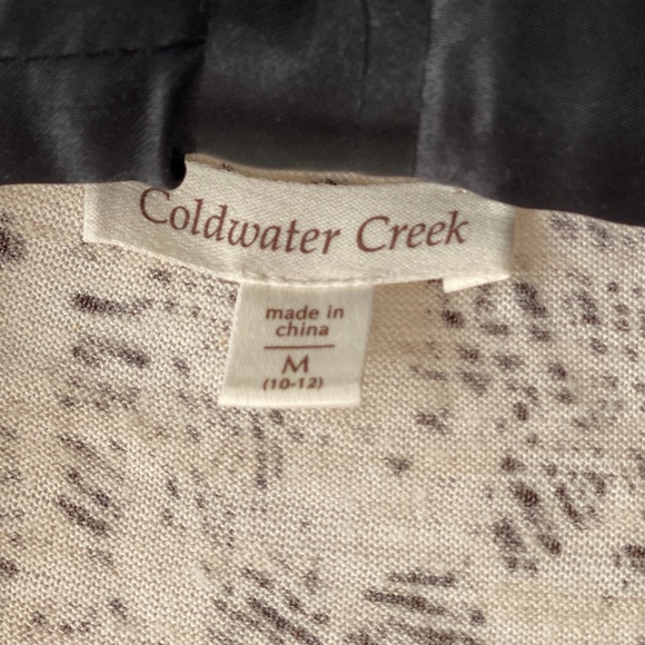 Coldwater Creek V Neck Cardigan Sweater M - Picture 2 of 8